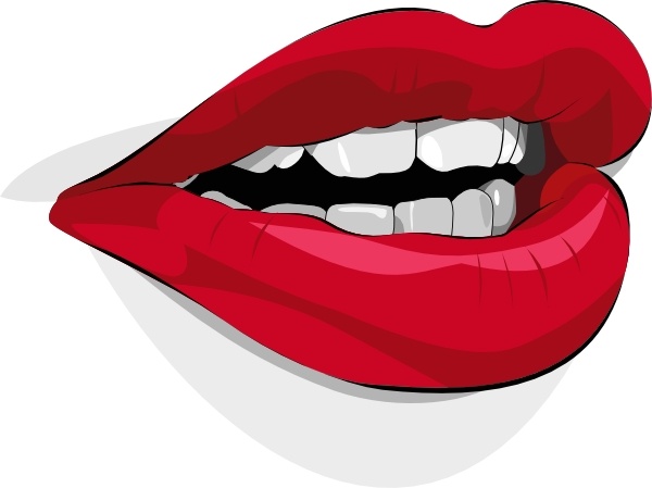 Mouth clip art Free vector in Open office drawing svg ( .svg.