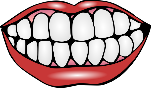 Mouth Clip Art Black And White.