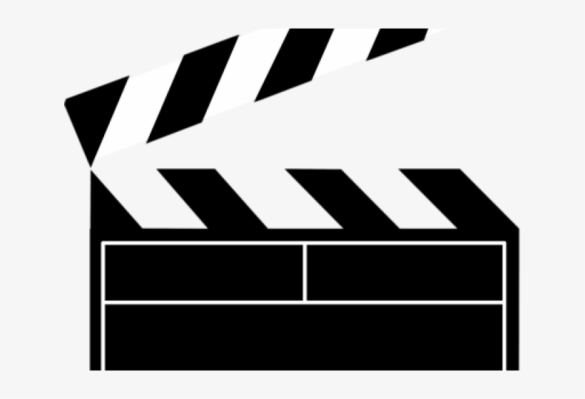 Clapperboard Clipart Movie Action Thing.
