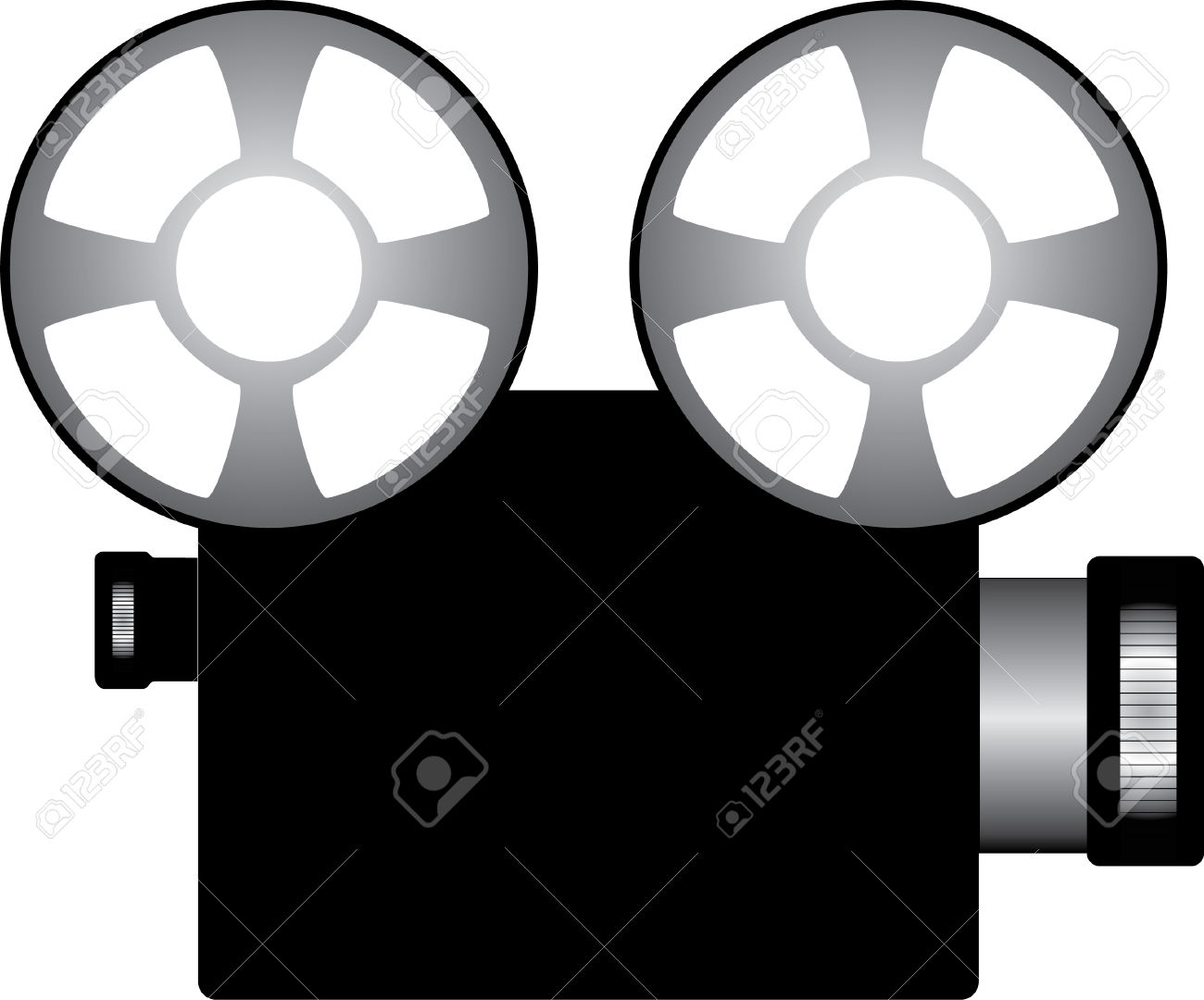 Illustration Of A Film Projector Royalty Free Cliparts, Vectors.