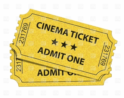 movie ticket clip art , Free clipart download.