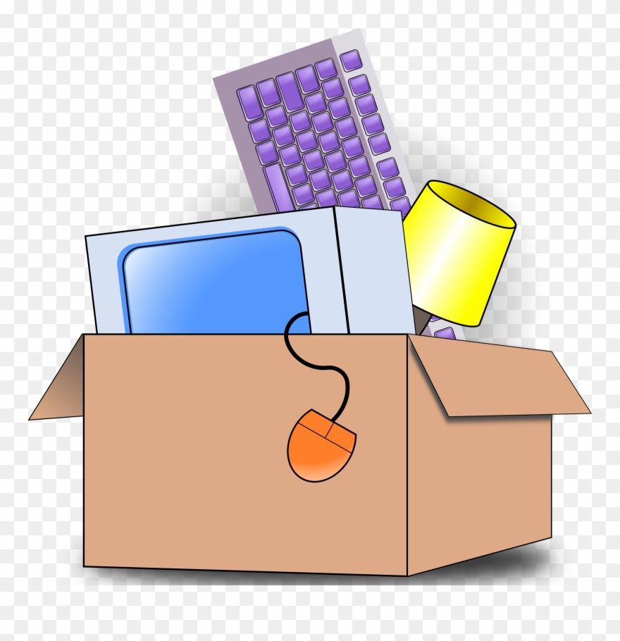 Moving Box Clipart.