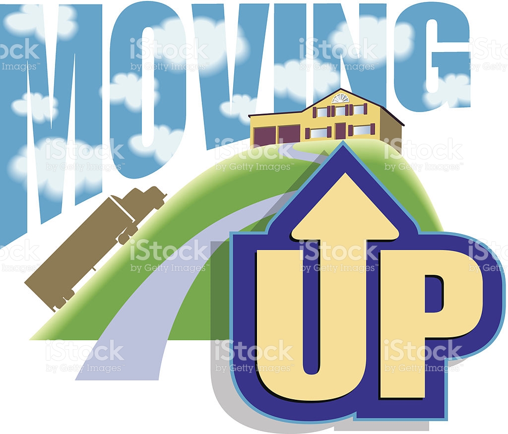Moving Up Heading stock vector art 474996209.