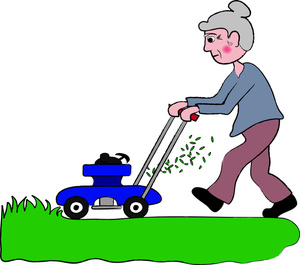 Free Mowing The Lawn Clipart Image 0515.