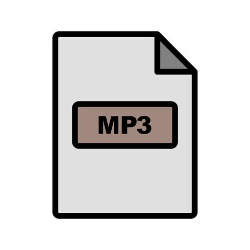 MP3 Vector Icon.