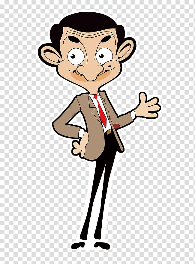 Mr. Bean , Cartoon Bicycle pedal Mountain bike Animation.