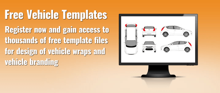 Register For Free Unlimited 2D Vehicle Template Downloads.