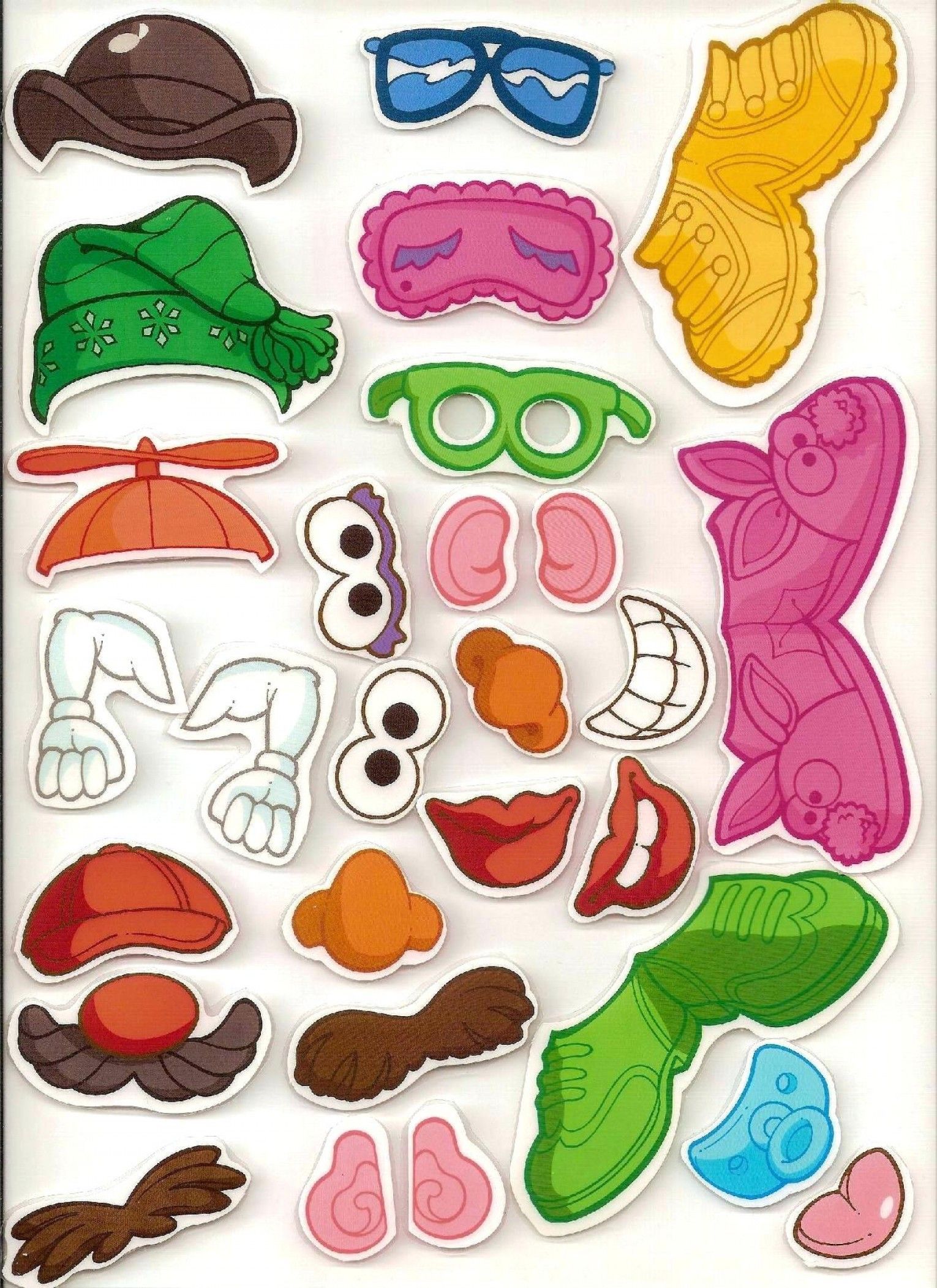 Mr Potato Head Parts Clip Art 10 Free Cliparts Download Images On 