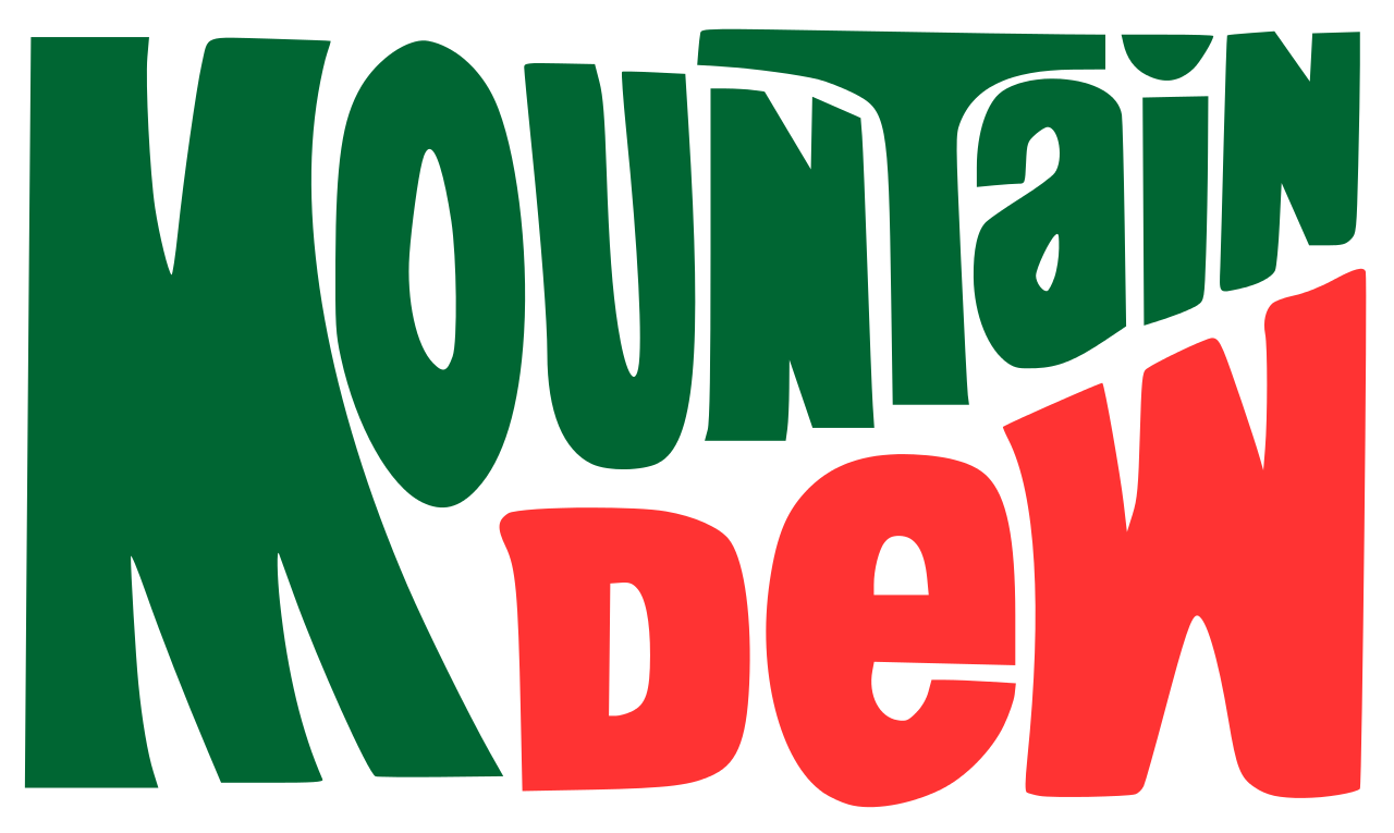 pink mountain dew logo