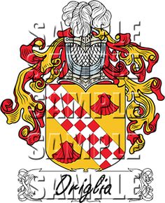 Muggia Family Crest apparel, Muggia Coat of Arms gifts.