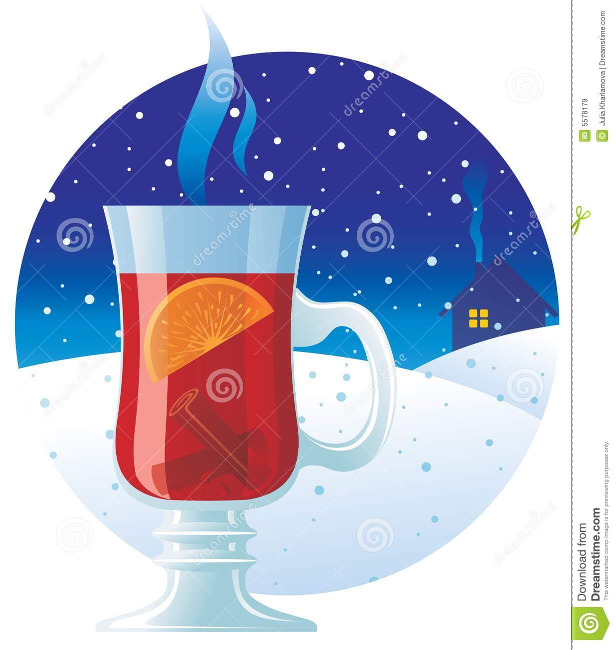 Mulled Wine Clipart.