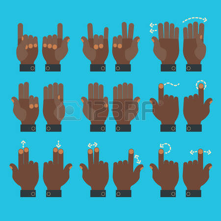 892 Multitouch Stock Vector Illustration And Royalty Free.