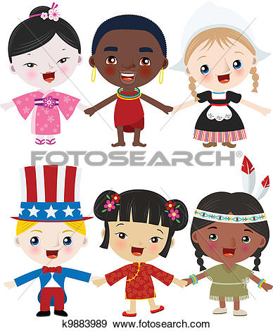 multicultural children clipart 20 free Cliparts | Download images on ...