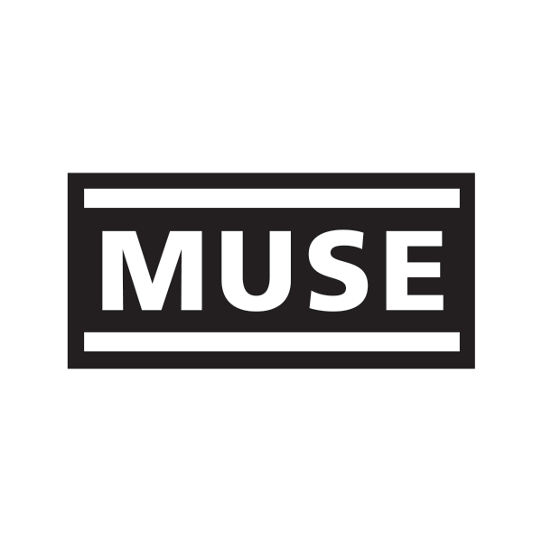 Printed vinyl Muse Logo.