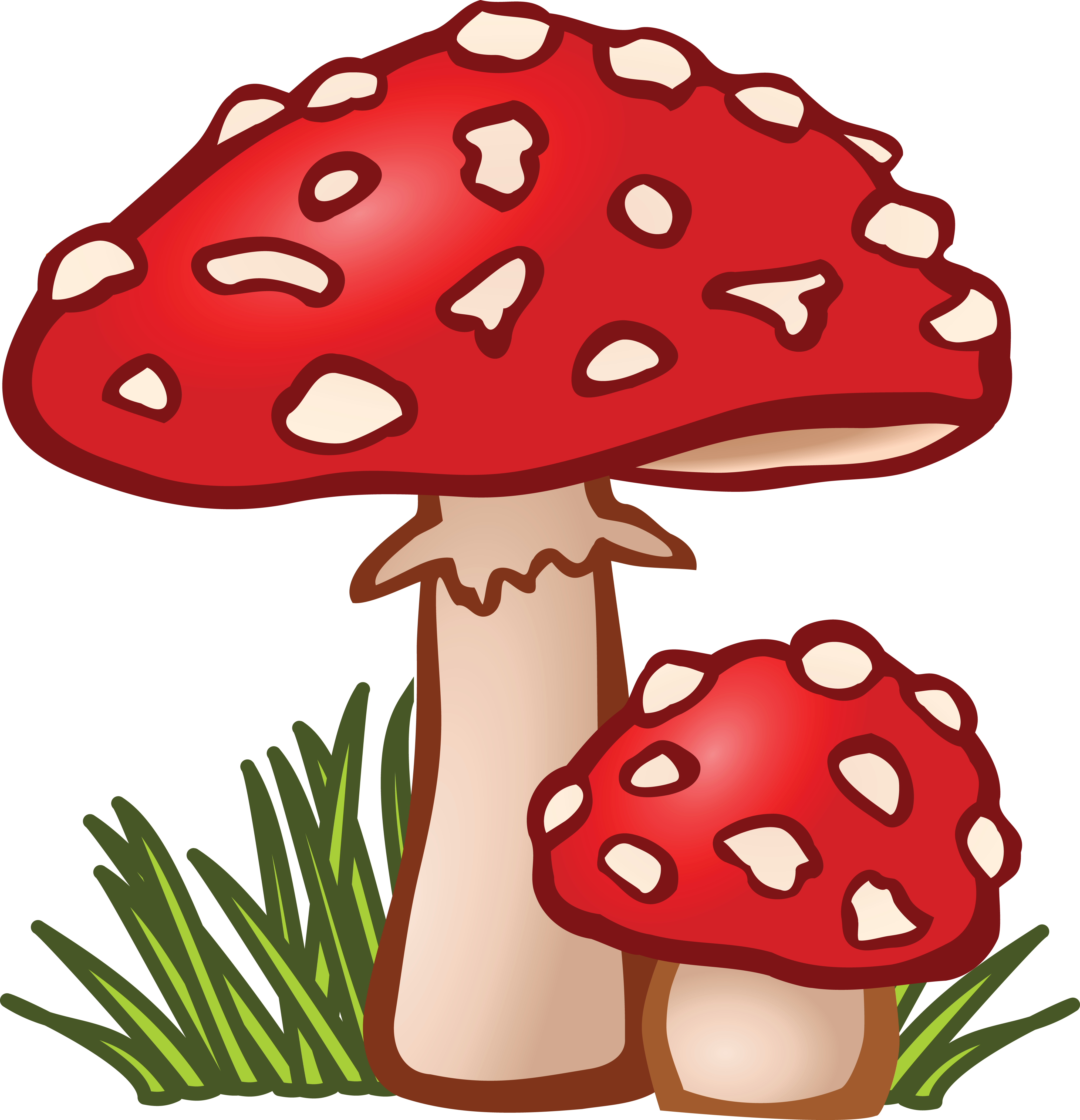 Free Clipart Of Mushrooms.