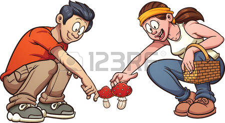 Mushroom Picking Stock Illustrations, Cliparts And Royalty Free.