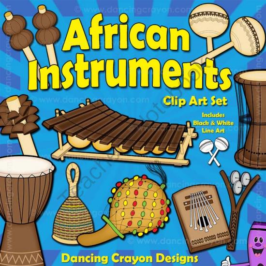 Musical Instruments: African Instruments Clip Art from.
