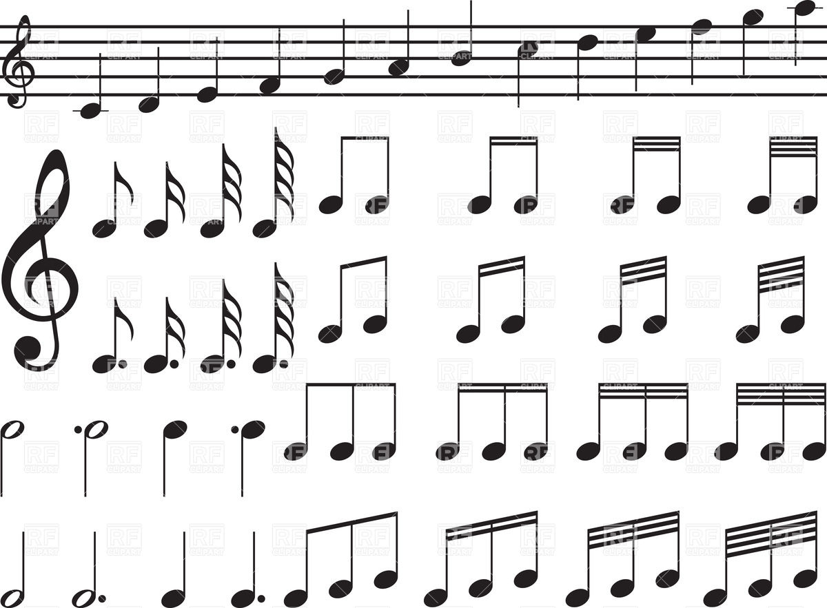 Vector Music Notes Free Download at GetDrawings.com.