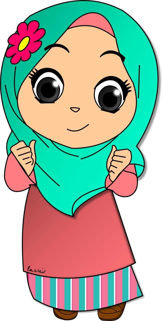 Muslim Girl Clipart.