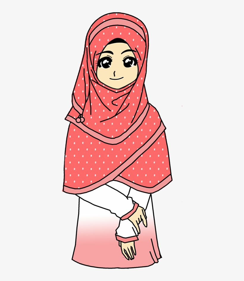 Doodle Muslimah Png.