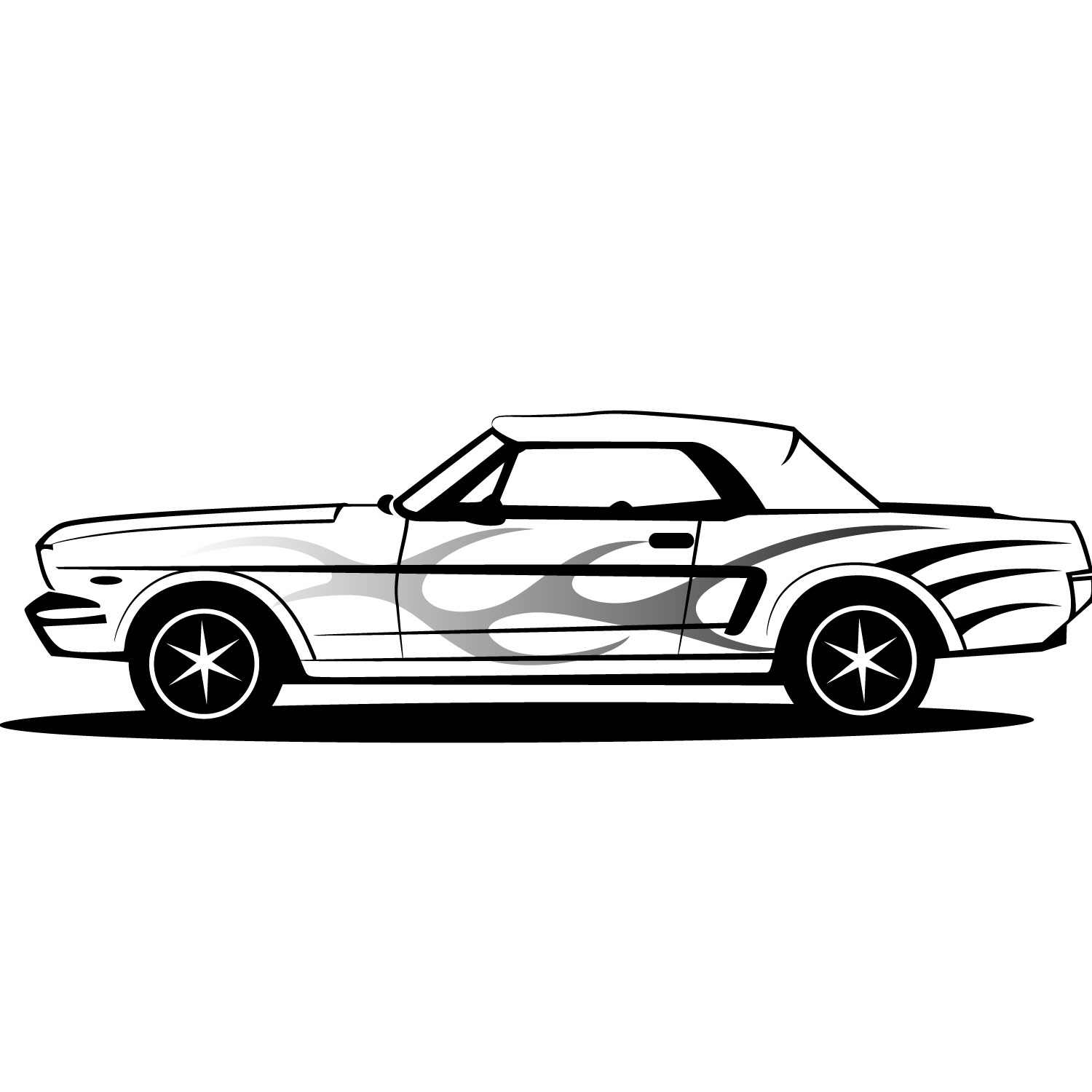 Mustang Car Clipart.