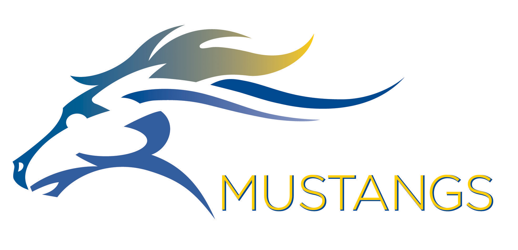 Mustang Clipart Mascot.