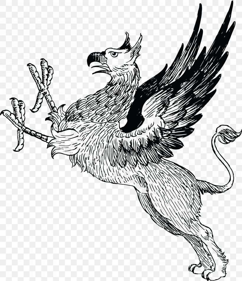 Legendary Creature Griffin Mythology Winged Lion Clip Art.