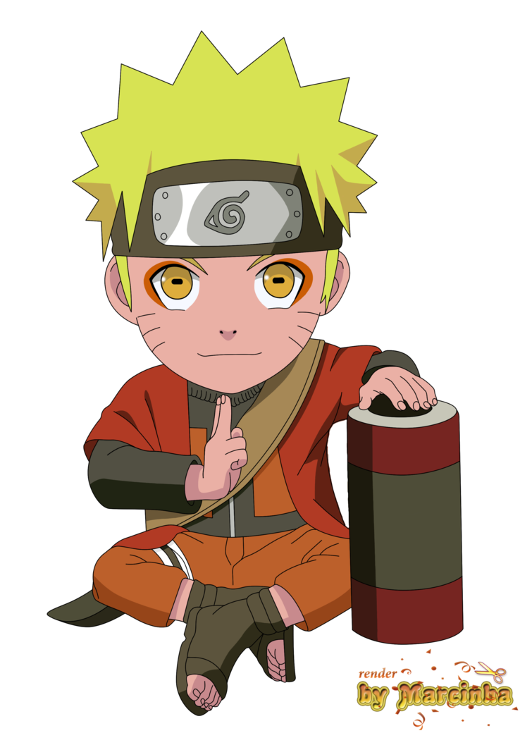 Chibi naruto by marcinha20.