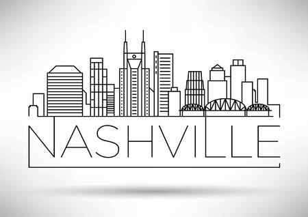 125 Nashville Skyline Stock Vector Illustration And Royalty.