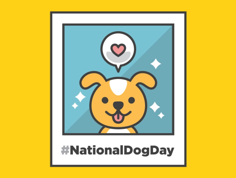 Top 70 National Dog Day Clip Art, Vector Graphics.