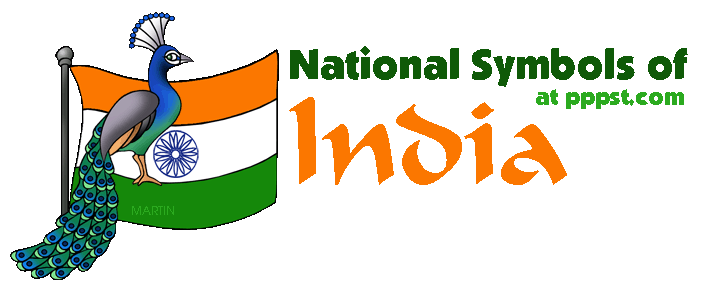 Indian national symbols clipart.