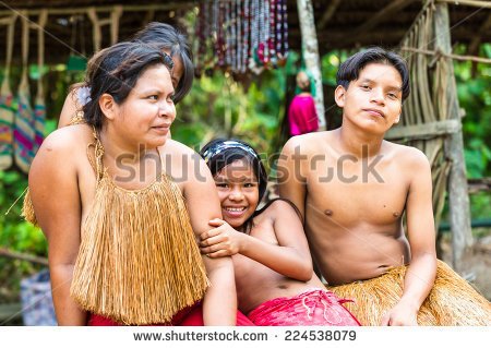 Native Amazon People In Clipart.
