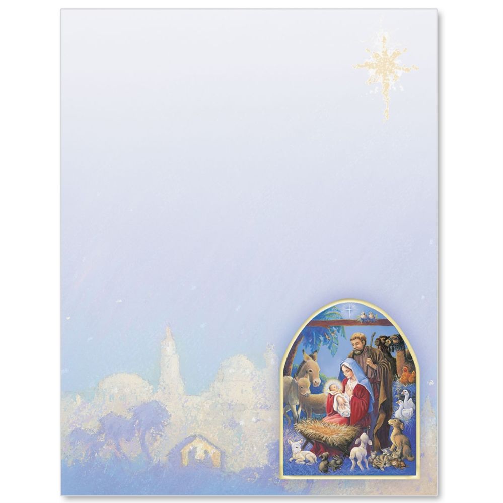 Printable Nativity Border