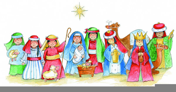 Childrens Nativity Clipart.