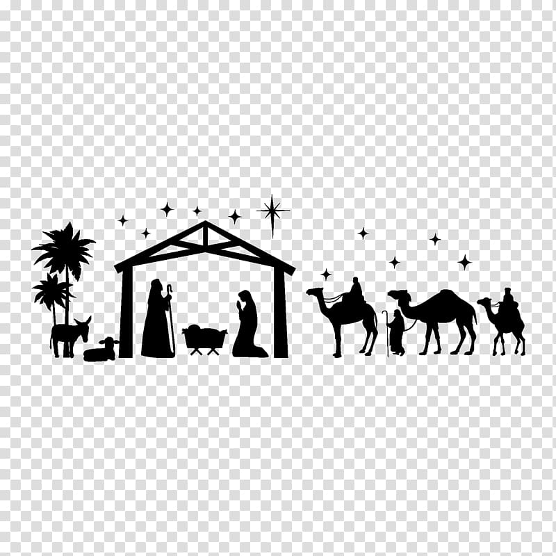 nativity scene clipart silhouette 10 free Cliparts | Download images on ...