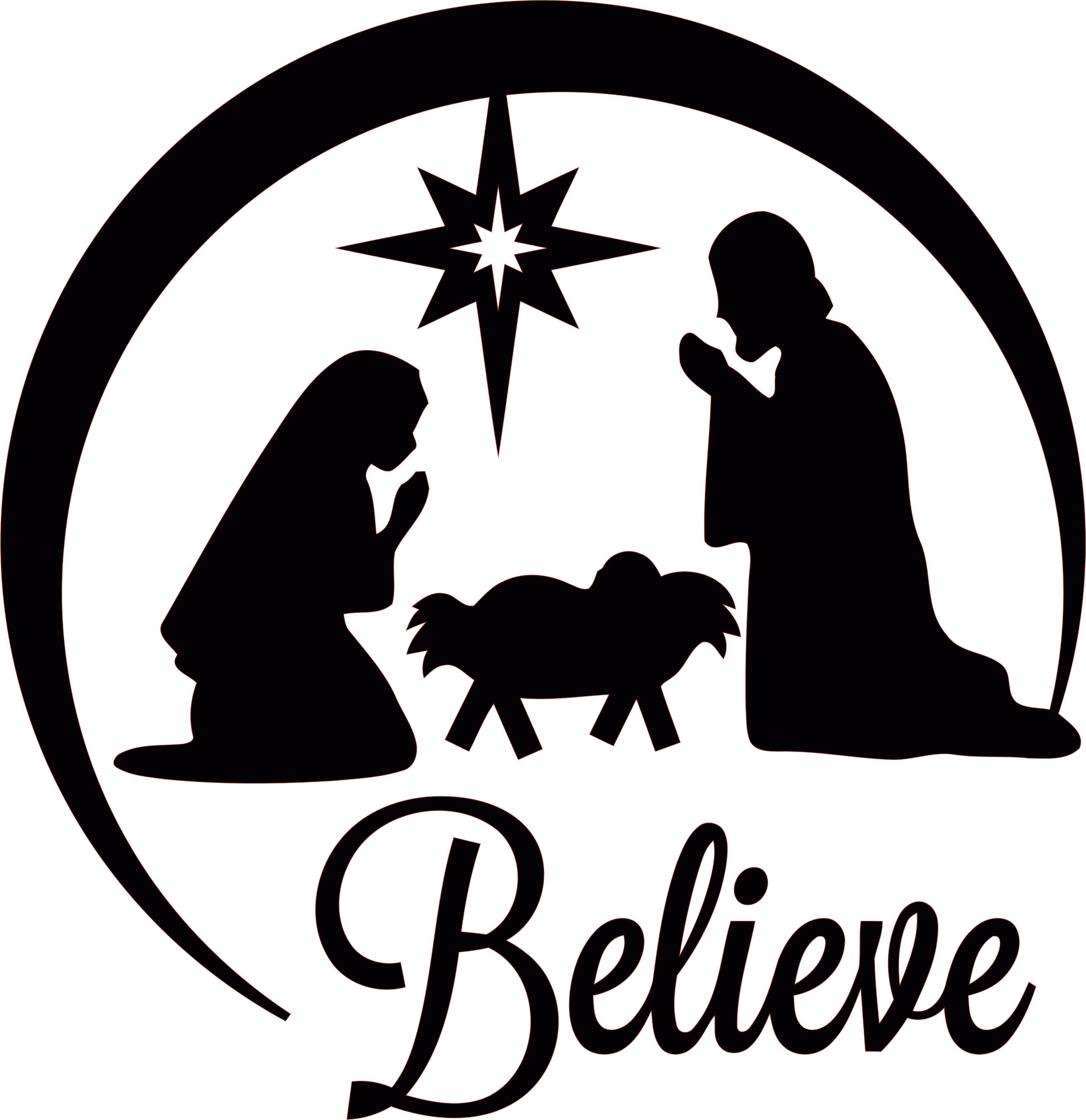 Nativity Scene Clipart Silhouette 10 Free Cliparts Download Images On 