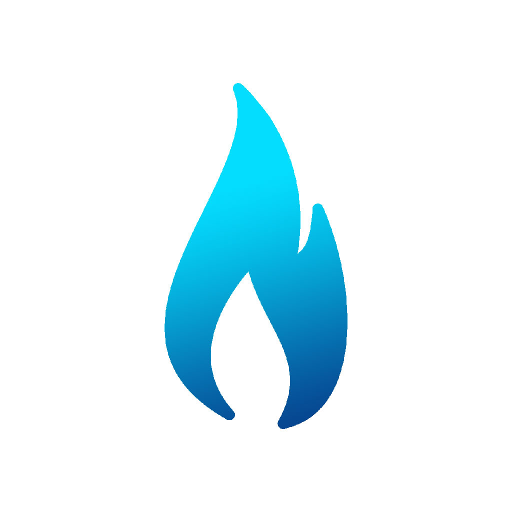 Natural gas clipart icon.