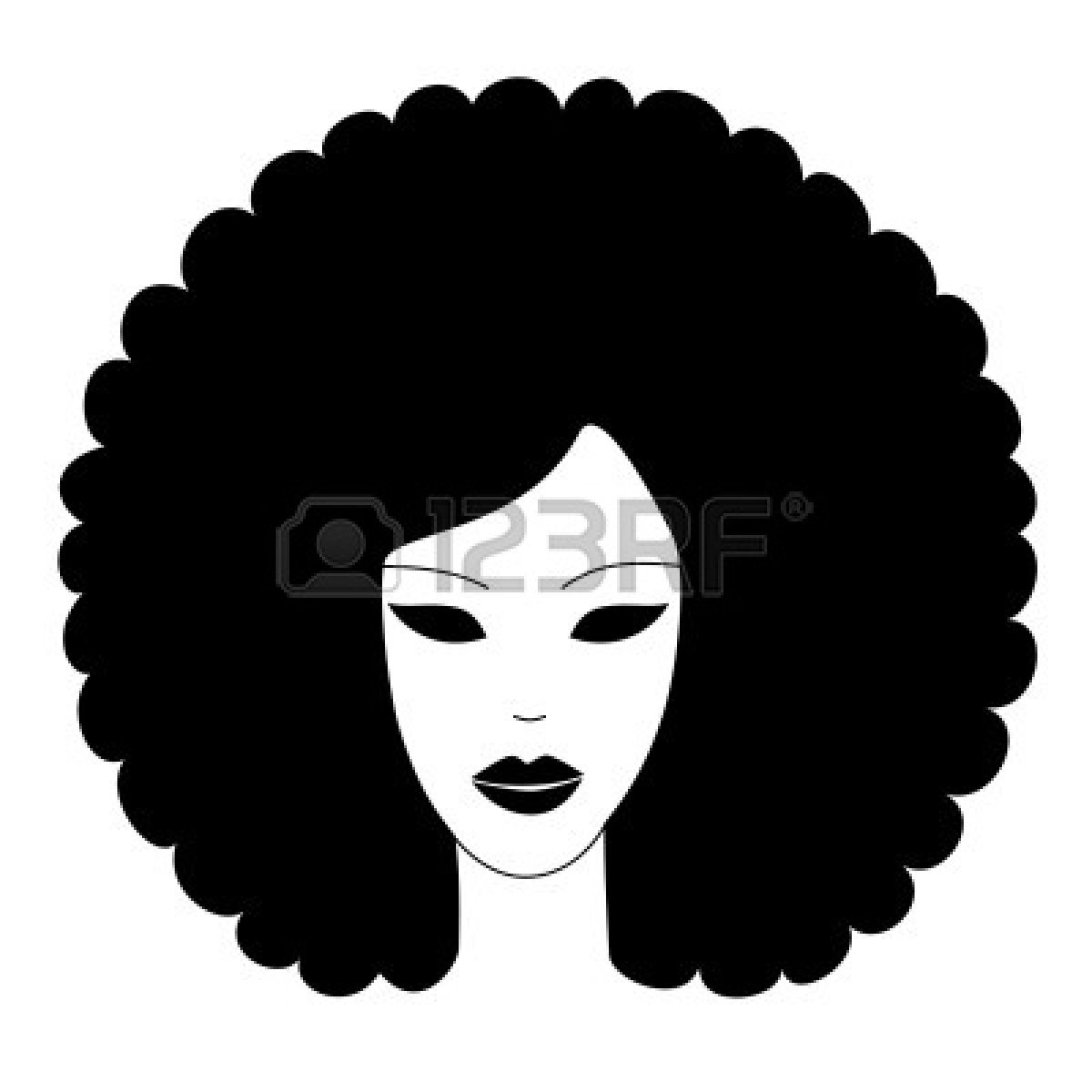 Clip Art Natural Hair Clipart.