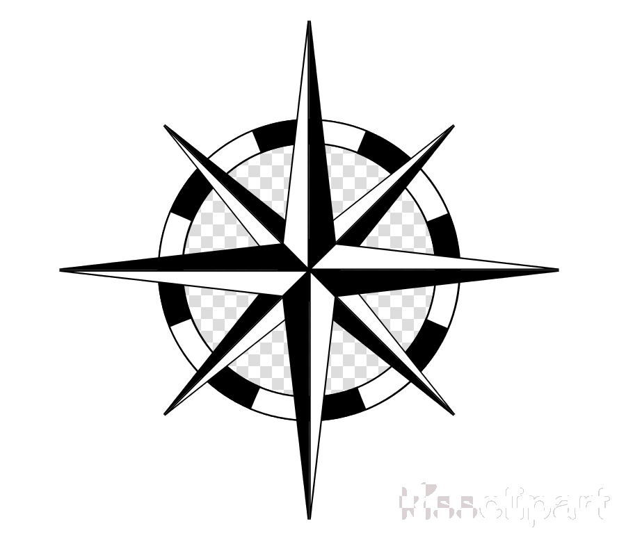 Compass Nautical Star Clipart Rose Transparent Png.