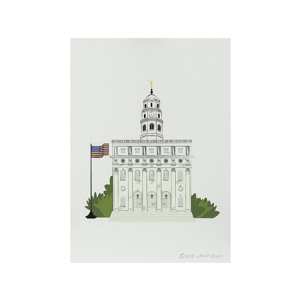 Nauvoo Temple Print.