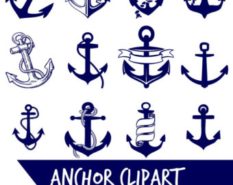1954 Anchor free clipart.