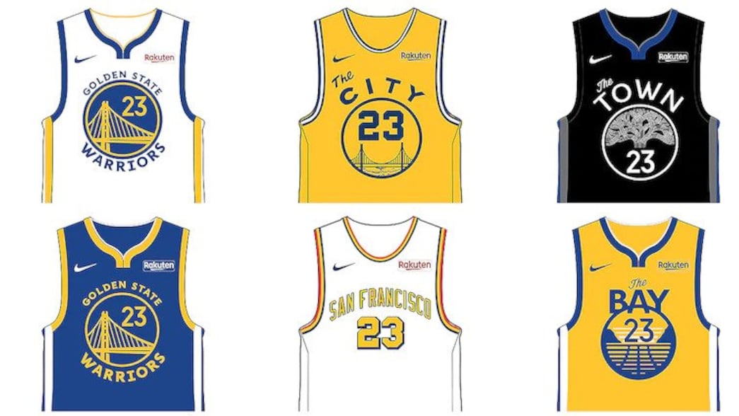 Warriors unveil six new jersey designs for 2019.