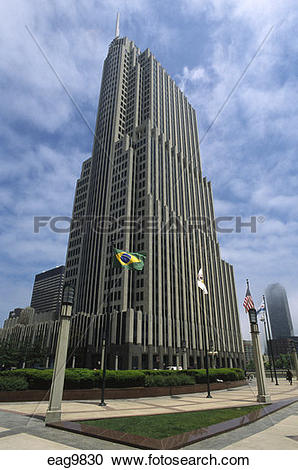 Stock Photography of The NBC TOWER was built in 1989.