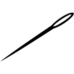 Sewing needle clipart.