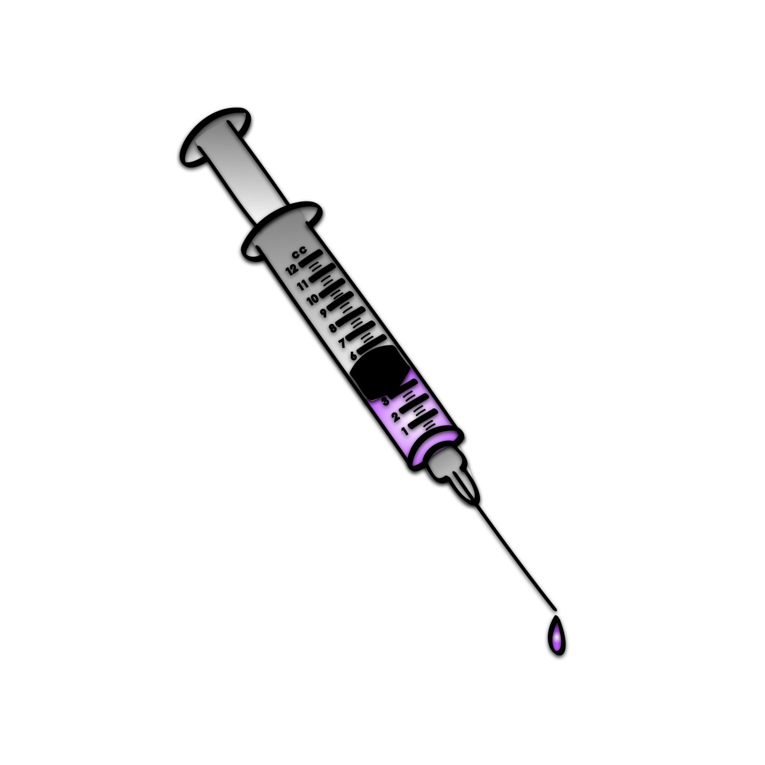 Medical Syringes and Needles Clip Art.