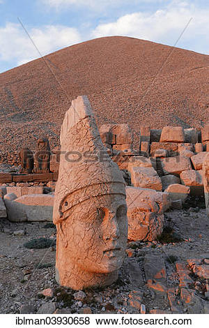 Pictures of "Head of Antiochus, western terrace, grave of.