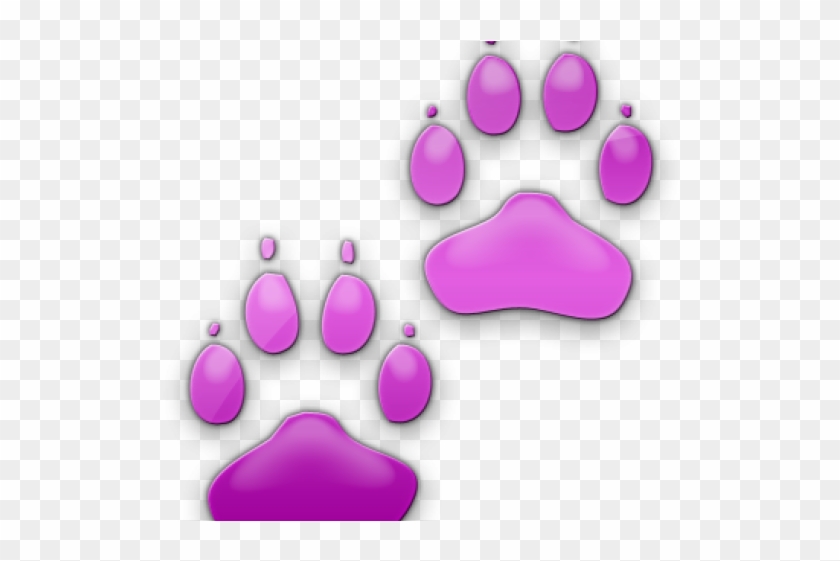 Neon Clipart Dog Paw.