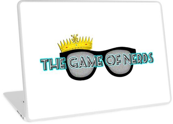 ‘The Game Of Nerds Logo’ Laptop Skin by TheGameofNerds.