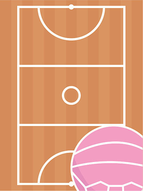 Netball Court Clipart 2 