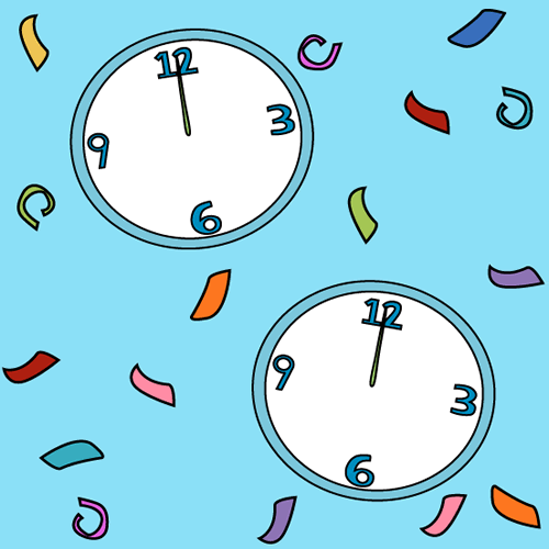 Clock Clipart Background.